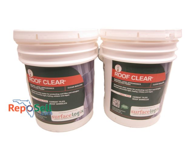 Lot 31-9481 - (2) New 5 Gallon Pails Clear Roof Sealer, Sealed