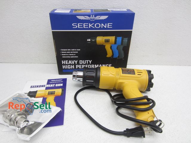 Lot 31-3227 - Seekone Heavy Duty High Performance Industrial Head Gun - 110V, Yellow, Appears New/Powers On