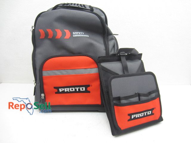 Lot 31-9127 - Proto tool bag/backpack NIB 18"x14"x9" #J114BP