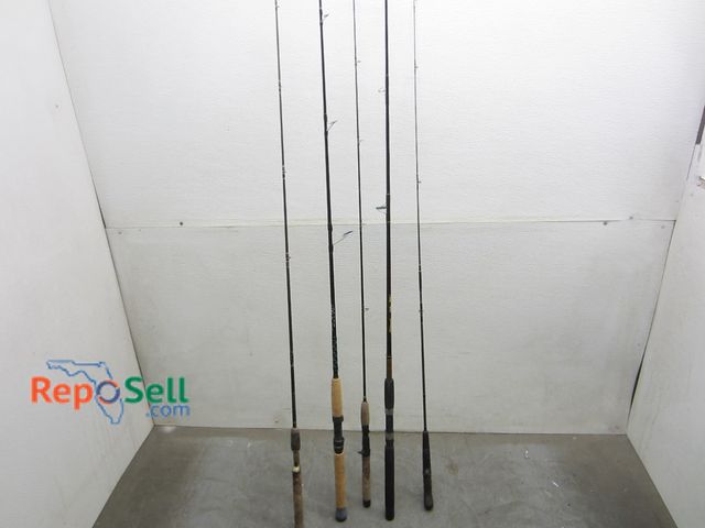 Lot 31-9038 - (5) Fishing Rods: Falcon, Ugly Stik, etc.