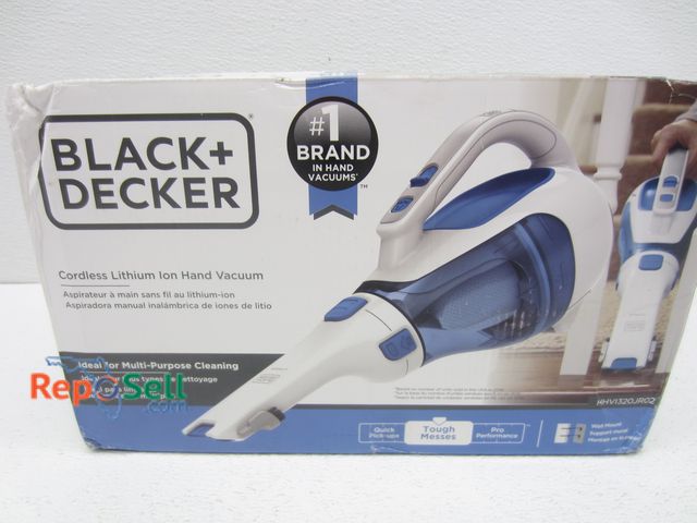 Lot 31-4334 - Black &amp; Decker Cordless Lithium Ion Hand Vac w/Accessories: Washable Filter, Crevice Tool, etc. ...