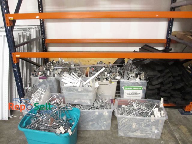 Lot 31-3090 - Contents of Shelves: Shelving Accessories, Brackets, Pallet Guards