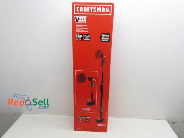 Lot 31-6218 - Craftsman Powered Scrubber; 20v Lithium Ion; Model CMCPS52001