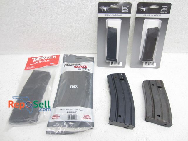 Lot 31-7143 - (6) Assorted Ammo Magazines, Most New: M 16, AR 15 etc