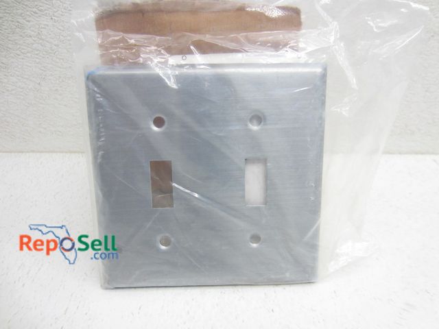 Lot 31-9278 - (10) New stainless steel wall plates
