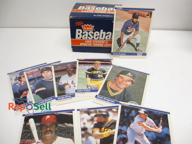 Lot 31-6416 - 1984 Fleer Update Baseball Card Set: Puckett Rookie NM/M