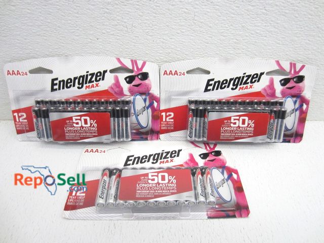 Lot 31-6095 - (72) 2023 AAA Energizer Batteries