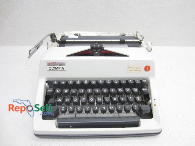 Lot 31-6093 - Vintage Olympia SM8 Typewriter, Made In Western Germany