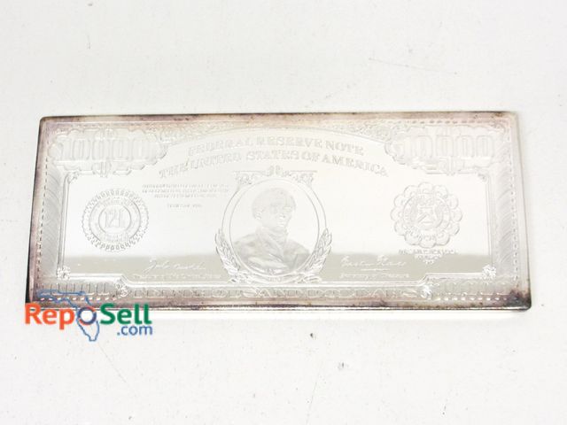 Lot 31-7006 - Partial Silver Content Bar (approx 50%) - Tested with XRF Gun - Total weight 13 oz.