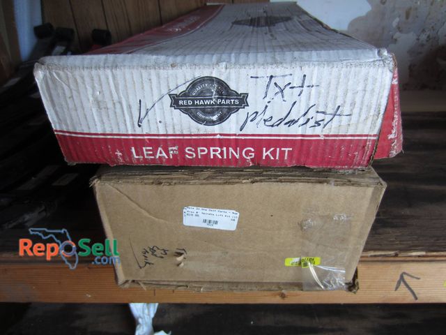 Lot 31-1082 - Red Hawk Rear Heavy Duty Leaf Spring Kit And Precedent 6" Spindle Lift Kit For Golf Carts