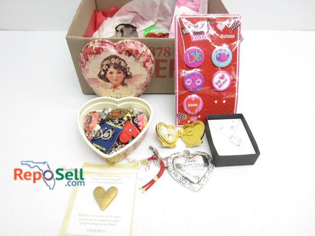 Lot 31-4055 - Over (100)pcs For Valentine Jewelry And More