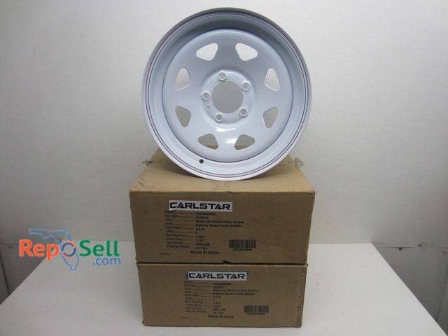 Lot 31-1077 - (2) New Trailer Rims in Box