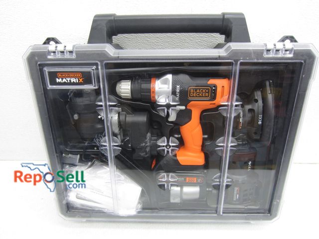 Lot 31-1209 - Black &amp; Decker Matrix Combo, 6 Tools in One: Drill, Sander, Router, etc.