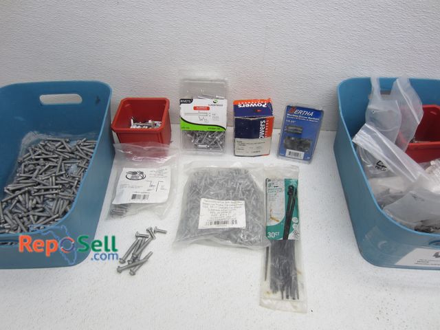 Lot 31-4230 - Hardware &amp; Accessories Lot: Various Screws, Anchors, Zip Ties, etc.