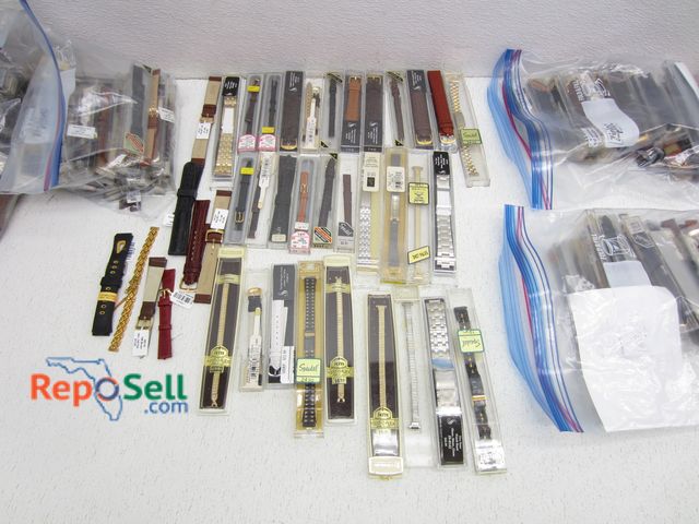 Lot 31-5172 - Large Lot of Various Watch Bands - Many w/Box &amp; Tag