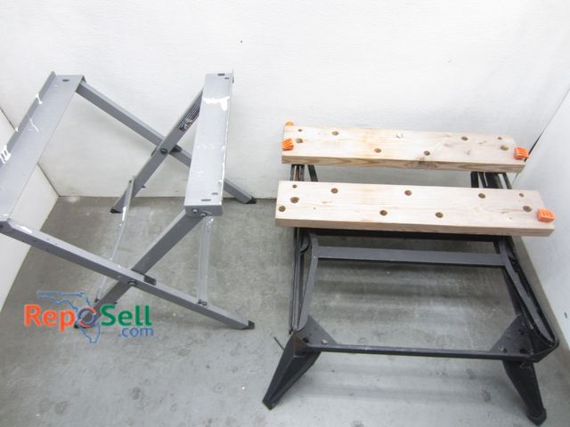 Lot 31-3540 - Saw Horse And Workbench - Both Foldable