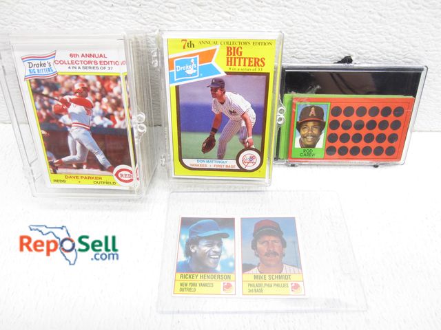 Lot 31-5236 - 1981 Topps Baseball Scratch Offs: Dorman's Henderson/Schmidt, Asst Drakes Cards