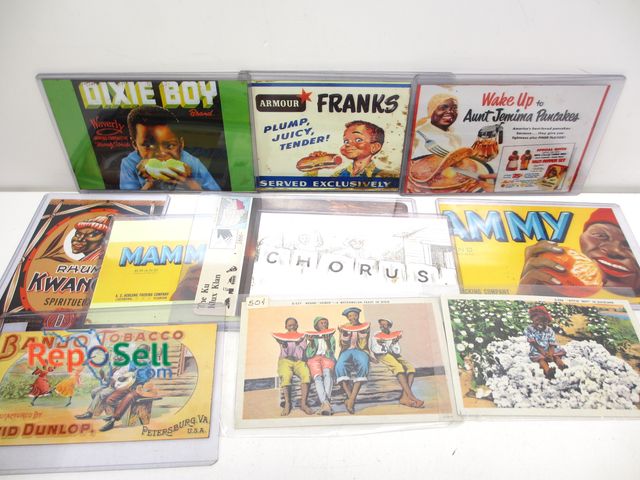 Lot 31-6018 - (11) Vintage Collectible Cards: Aunt Jemima, Banjo Tobacco, Mammy, etc.