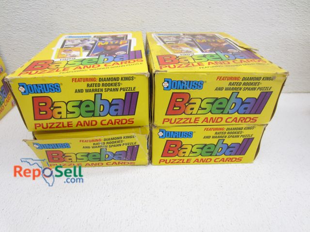 Lot 31-8046 - (4) 1989 Donruss Wax Boxes- (36) Unopened Packs in each
