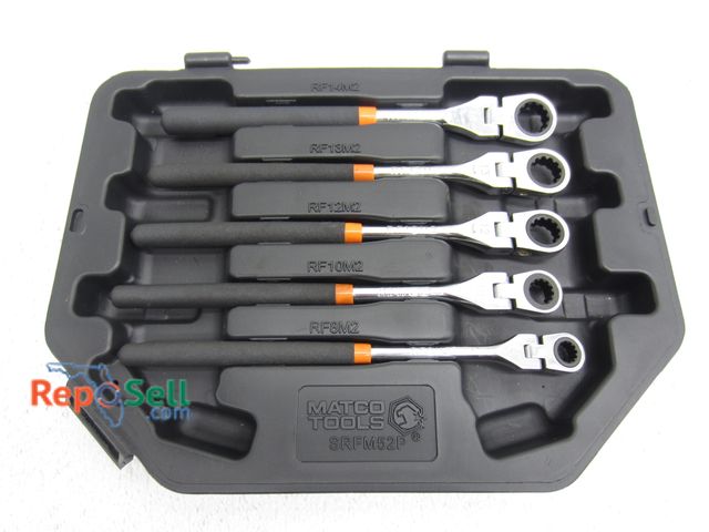 Lot 31-5474 - Matco Ratcheting Flex Wrench Set - (5)pcs