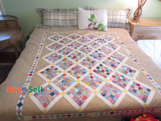 Lot 31-9032 - King-Sized Mattress With Detailed Quilted Cover,(3) Pillows And Bed Skirt