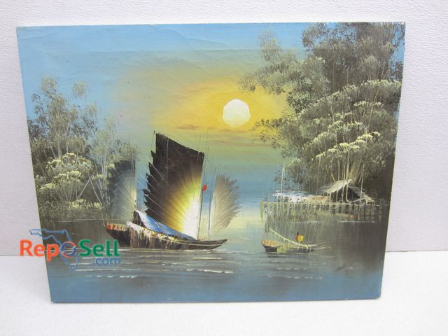 Lot 31-1243 - Stretched Oil Painting Signed 24"x19" - Appears Original