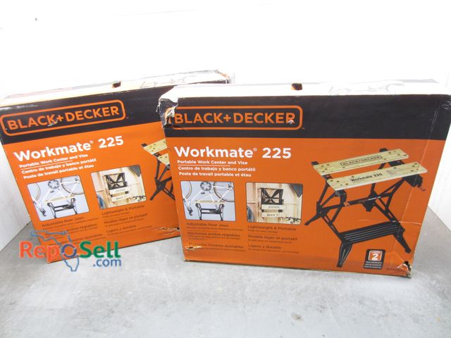 Lot 31-4062 - (2) New B&amp;D Workmate WM225 Portable Work Center And Vise