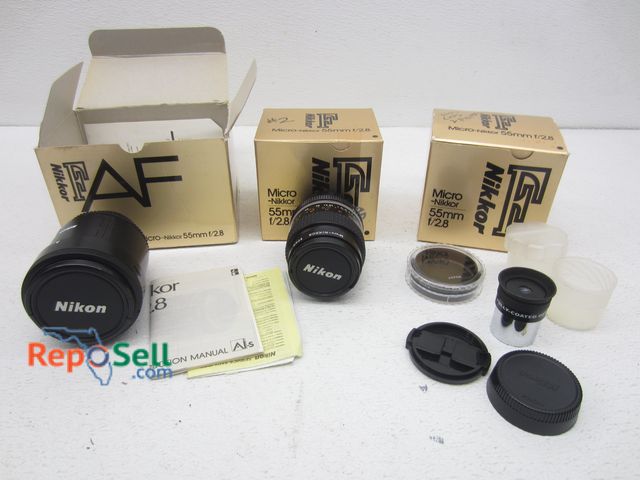 Lot 31-9465 - (2) Micro Nikkor Camera Lenses - Please Inspect