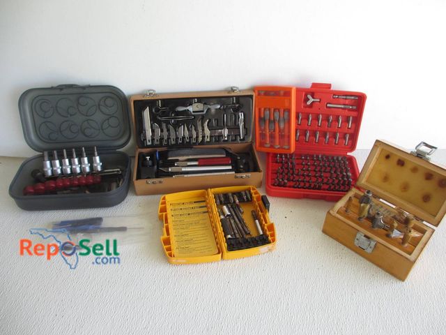 Lot 31-8584 - Precision Tool And Bit Sets In Multiple Cases