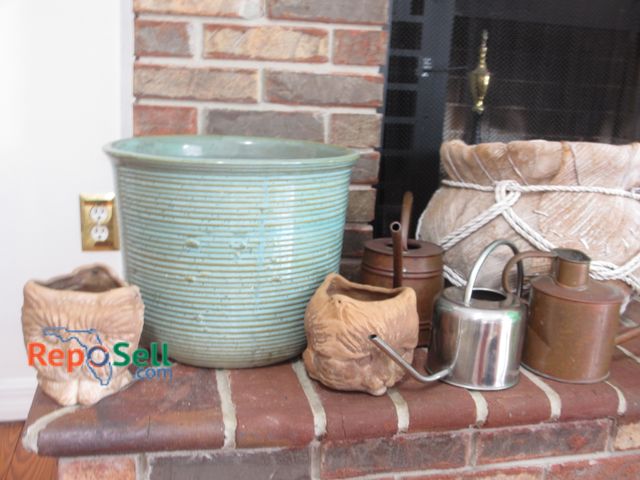 Lot 31-9297 - Collection of Pots, Basket, Watering Cans