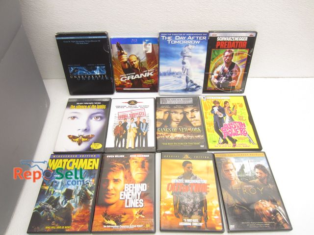 Lot 31-9491 - Tote With Lots Of DVD's: Silence Of The Lambs, Out Of Time, Troy etc - Tote Included