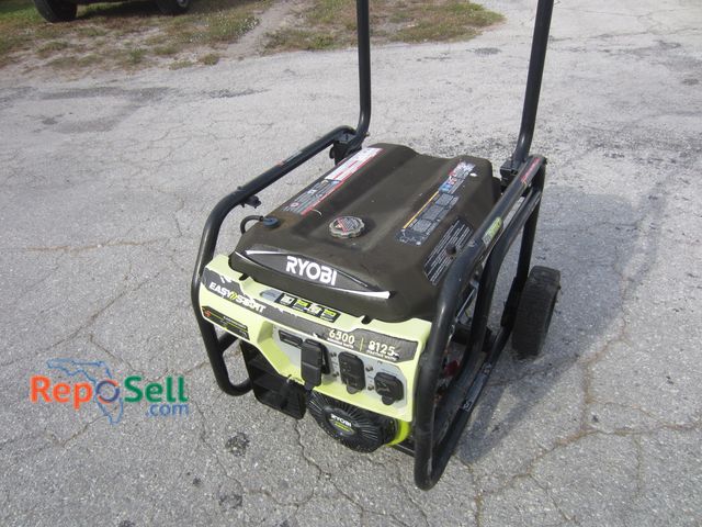 Lot 31-1113 - Ryobi 6500/8125 Gas Generator - Has Compression