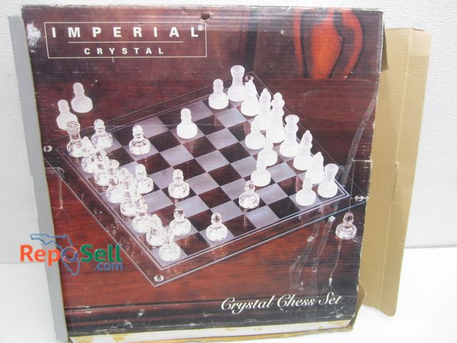 Lot 31-7158 - Imperial Crystal Chess Set - Complete