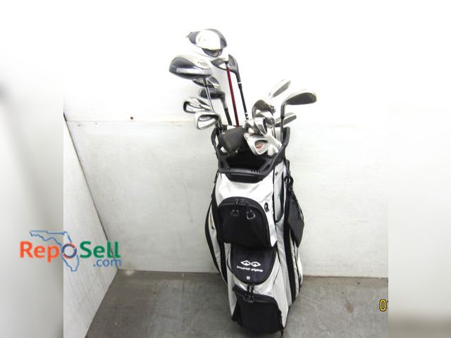 Lot 31-5211 - Golf Bag and Clubs: Taylor Made Oryx Irons, Big Bertha, etc.