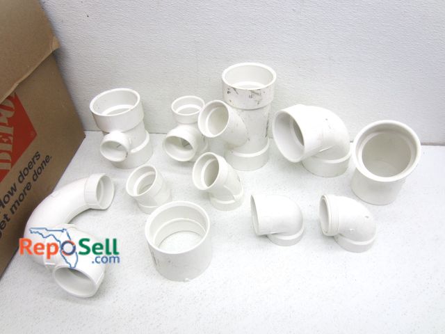 Lot 31-4135 - Lot Of New 3" And 2" PVC Pipe Fittings