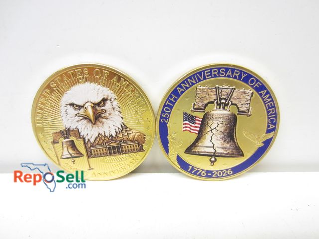 Lot 31-6281 - (2) New 250th Anniversary Medallion Coins