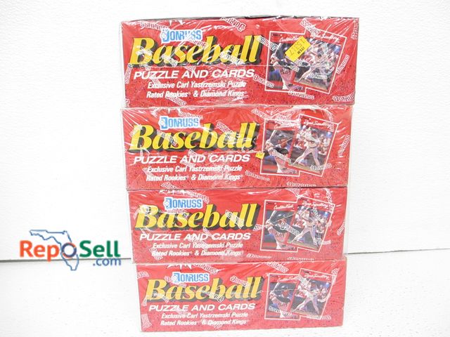 Lot 31-6401 - (4) Sealed Wax Boxes 1990 Donruss Baseball Cards
