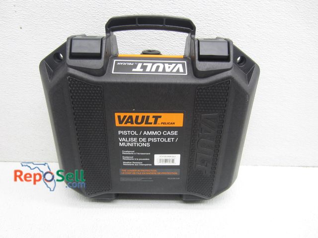 Lot 31-3283 - New Vault By Pelican Pistol/Ammo Case 12"x12"x5"