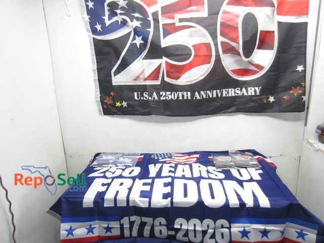 Lot 31-9250 - (4) New 250th Anniversary flags 3'x5', (1) Is Open