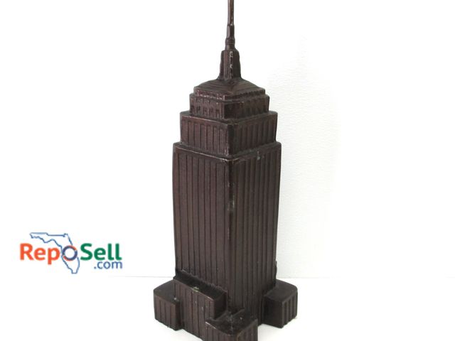 Lot 31-1073 - Fairly Early Ceramic Model; Empire State Building; 22"h