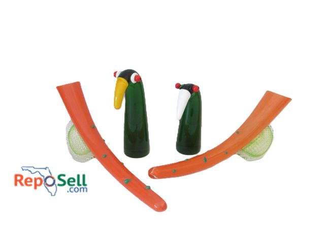 Lot 31-1106 - (4) Hand Blown Glass Pieces