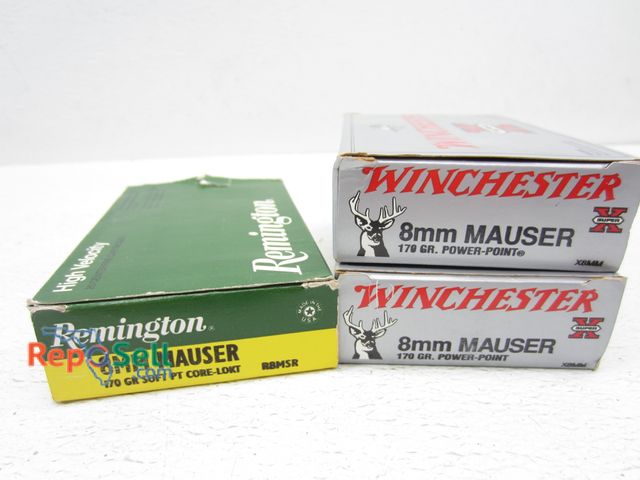 Lot 31-5256 - 58rds of 8mm Mauser