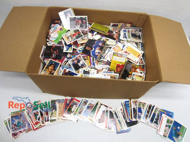 Lot 31-5225 - Box Of Vintage Sports Cards, Various Sports