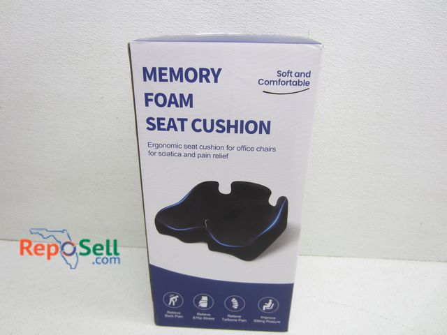 Lot 31-8211 - XL Memory Foam Ergonomic Seat Cushion - Appears New