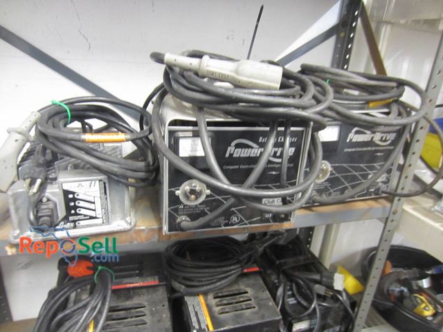 Lot 31-1318 - (3) Golf Cart Battery Chargers: Club Car PowerDrive, PowerDrive II, Lester Electrical Summit II