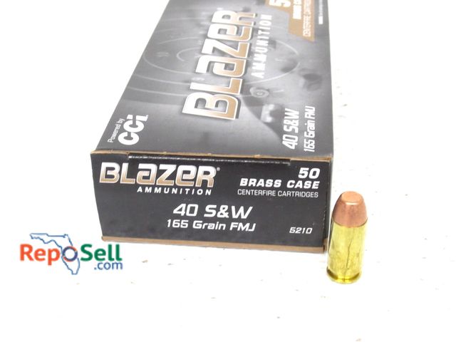 Lot 31-8453 - (50) rounds of .40 S&amp;W 165gr FMJ Ammo