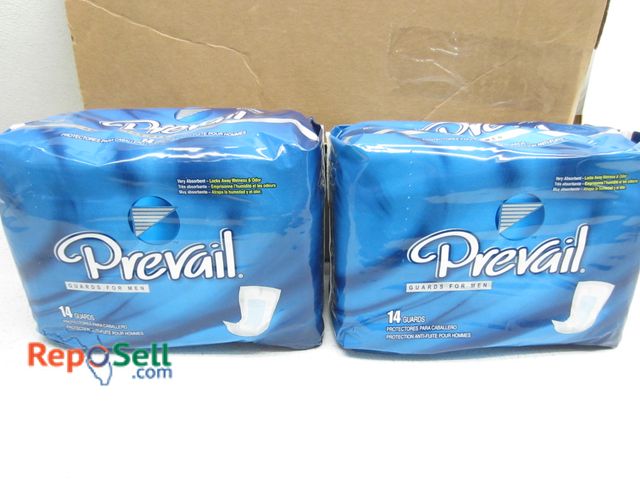 Lot 31-1173 - (126) Prevail Guards for Men, very absorbent, 9 packages, PV-811