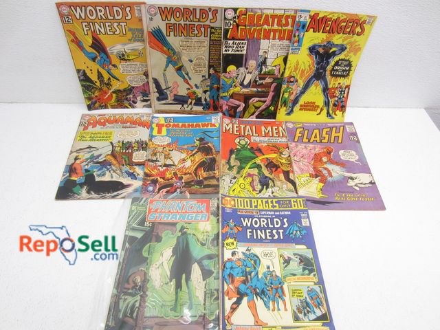 Lot 31-9158 - (10) 60's DC Comics: Black Panther, Superman, Flash etc