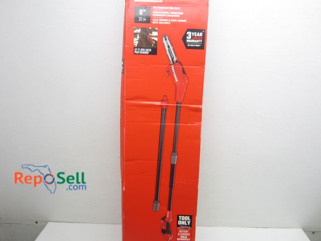 Lot 31-5161 - Craftsman 20V 8" Pole Chainsaw - Tool Only #CMCCSP20B
