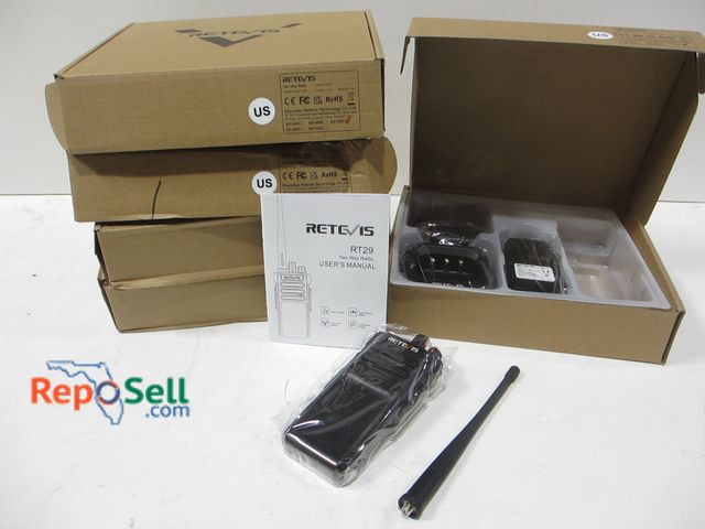 Lot 31-8142 - (5) Retevis Walkie Talkies RT29 - Appear New